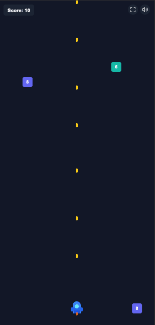 Block X Bluster — Retro-Inspired PWA Action Shooter mobile view